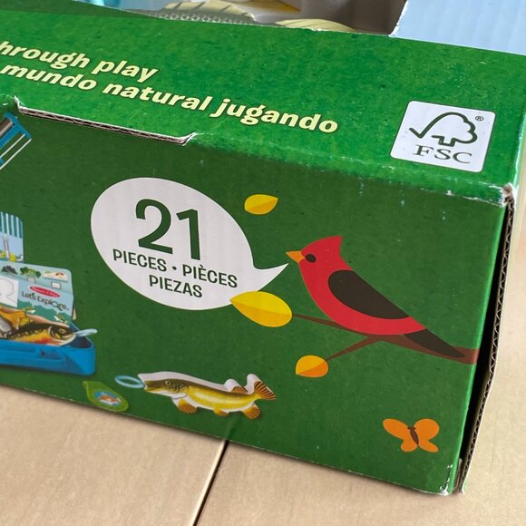 NEW Melissa & Doug Let’s Explore Fishing Play Set – 21 Pieces - FSC Certified - Picture 5 of 9